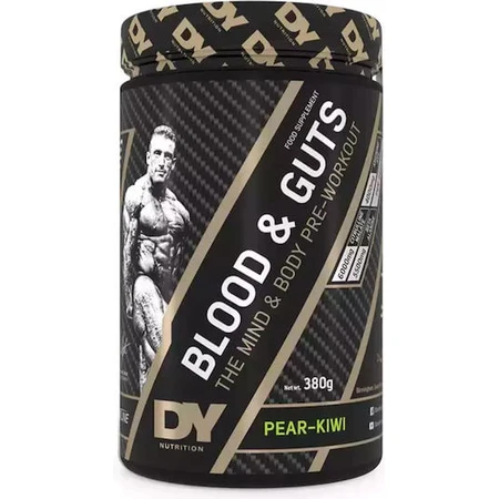 Dorian Yates Blood & Guts Pre Workout Supplement 380gr Kiwi Pear - Kiwi Pear