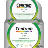 Centrum Silver 50+ Multivitamin for Energy, Immune & Nervous System Strengthening 30 Comprimidos