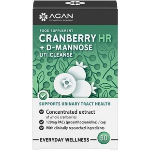 Agan Cranberry HR & D-Mannose Voedingssupplement Speciaal 30 caps