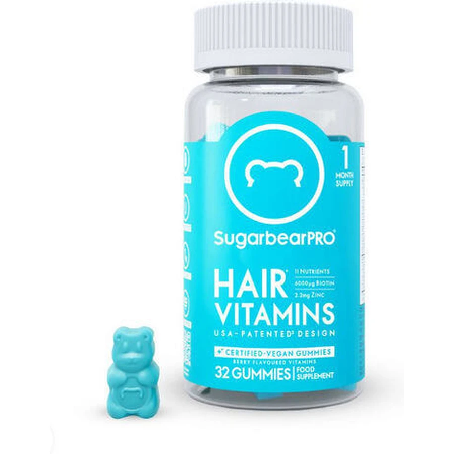 Zuckerbär Haar Vitamine Nahrungsergänzungsmittel Spezial 32 Geleebonbons