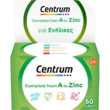 Centrum Complete A-Zink Multivitamine voor energie & huid 60 tabletten