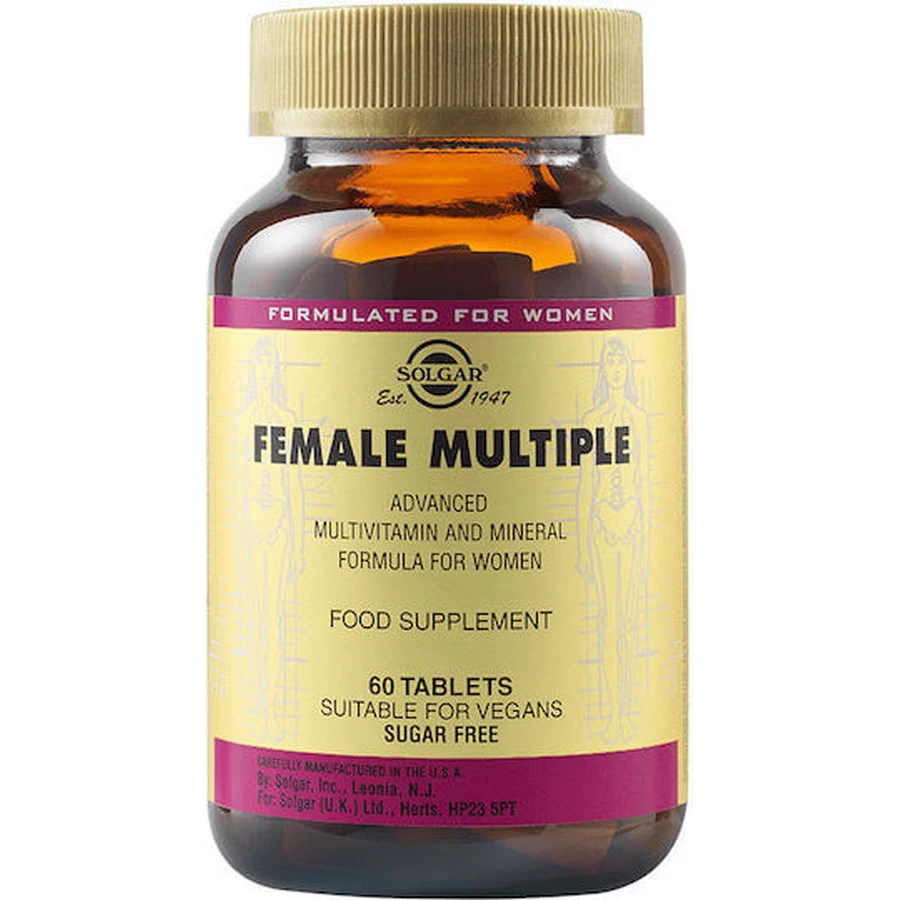Solgar Vrouwelijke Meervoudige Energie Multivitamine 60 Tabletten