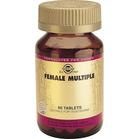 Solgar Vrouwelijke Meervoudige Energie Multivitamine 60 Tabletten