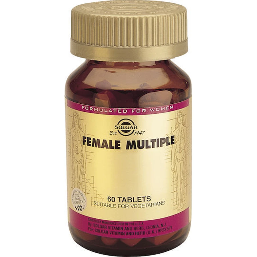 Solgar Vrouwelijke Meervoudige Energie Multivitamine 60 Tabletten