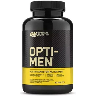 Optimum Nutrition Opti-Men Multivitamine voor energie, immuunsysteem en eiergezondheid 90 tabletten