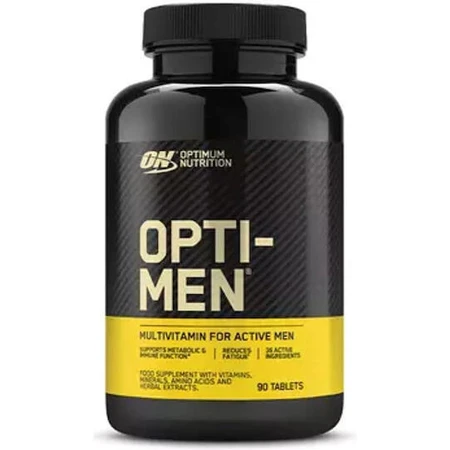Optimum Nutrition Opti-Men Multivitamine voor energie, immuunsysteem en eiergezondheid 90 tabletten