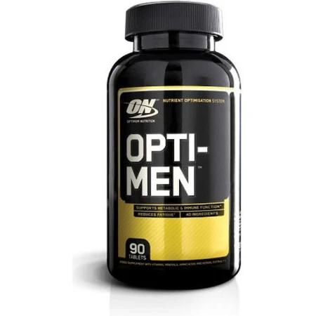 Optimum Nutrition Opti-Men Multivitamine voor energie, immuunsysteem en eiergezondheid 90 tabletten