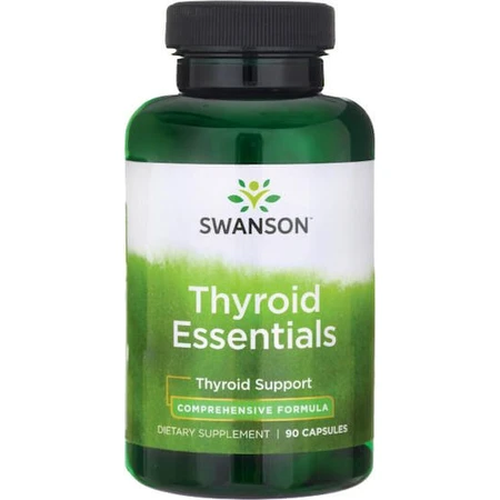 Swanson Thyroid Essentials Complemento Alimenticio Especial 90 cáps.