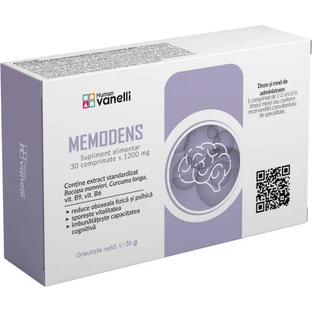 Human Vanelli Memodens Supplément mémoire 30 gélules Curcuma