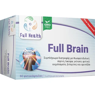 Volle Gesundheit Volles Gehirn Volles Gehirn Gedächtnis Ergänzung 60 Tabs