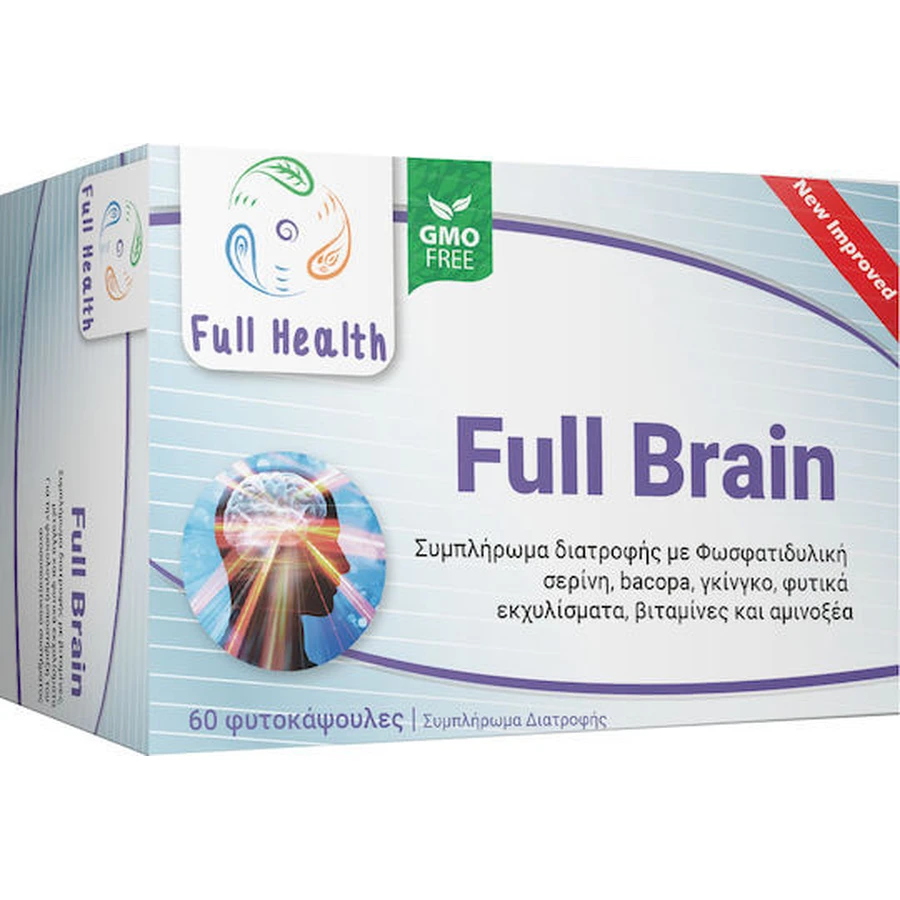 Volle Gesundheit Volles Gehirn Volles Gehirn Gedächtnis Ergänzung 60 Tabs