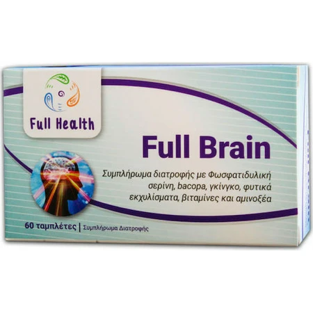Volle Gesundheit Volles Gehirn Volles Gehirn Gedächtnis Ergänzung 60 Tabs