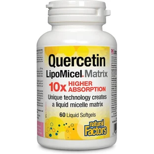 Natural Factors Quercetine LipoMicel Matrix 250mg 30 softgels Natuurlijk - Natural