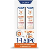 Quest Vitamina C 1000mg & Zinc Multivitamínico para el Sistema Inmune 1000mg Naranja 2 x 20 comprimidos efervescentes
