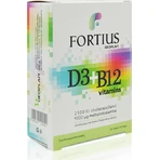 Geoplan Nutraceuticals Fortius D3 & B12 2500iu 1000mg Multivitamin für Energie, Immun- und Nervensystem Stärkung 2500iu 1000mg 30 Tabletten