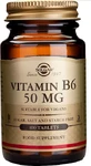 Solgar Vitamin B6 Vitamin für die Gesundheit des Nervensystems 50mg 100 Tabletten