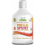 Swedish Nutra Mega Sport Multivitamine Multivitamine voor Energie, Immuunsysteem & Zenuwstelsel Versterkend Sinaasappel 500ml