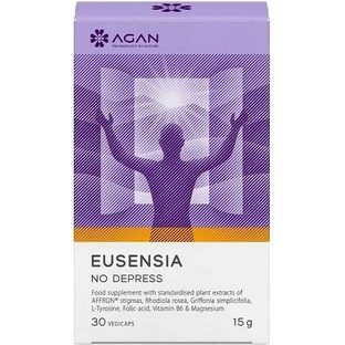 Agan Eusensia No Depress Anxiety Supplement 30 pflanzliche Kapseln