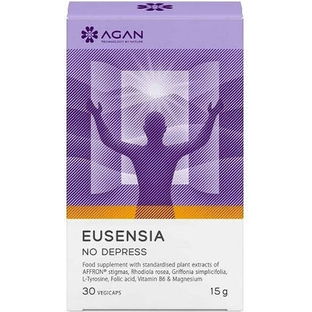 Agan Eusensia No Depress Anxiety Supplement 30 pflanzliche Kapseln