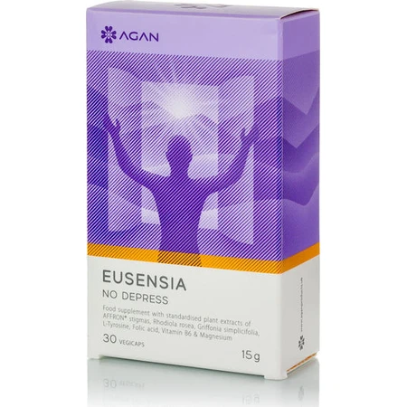 Agan Eusensia No Depress Anxiety Supplement 30 pflanzliche Kapseln