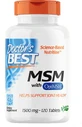 Doctor's Best MSM with OptiMSM 1500mg Joint &amp; Bone Health Supplement 120 tabs