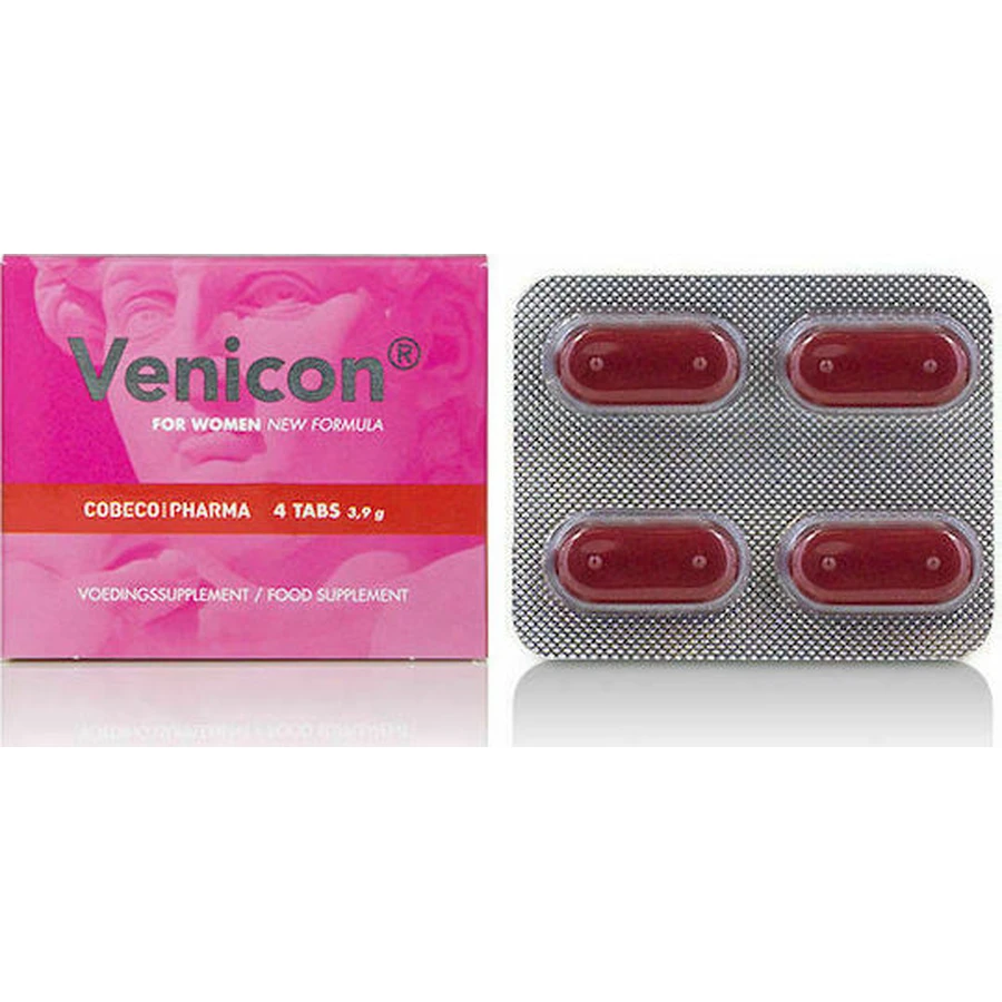 Cobeco Pharma Venicon Women Testosterone Boosting Supplement 4 tabs
