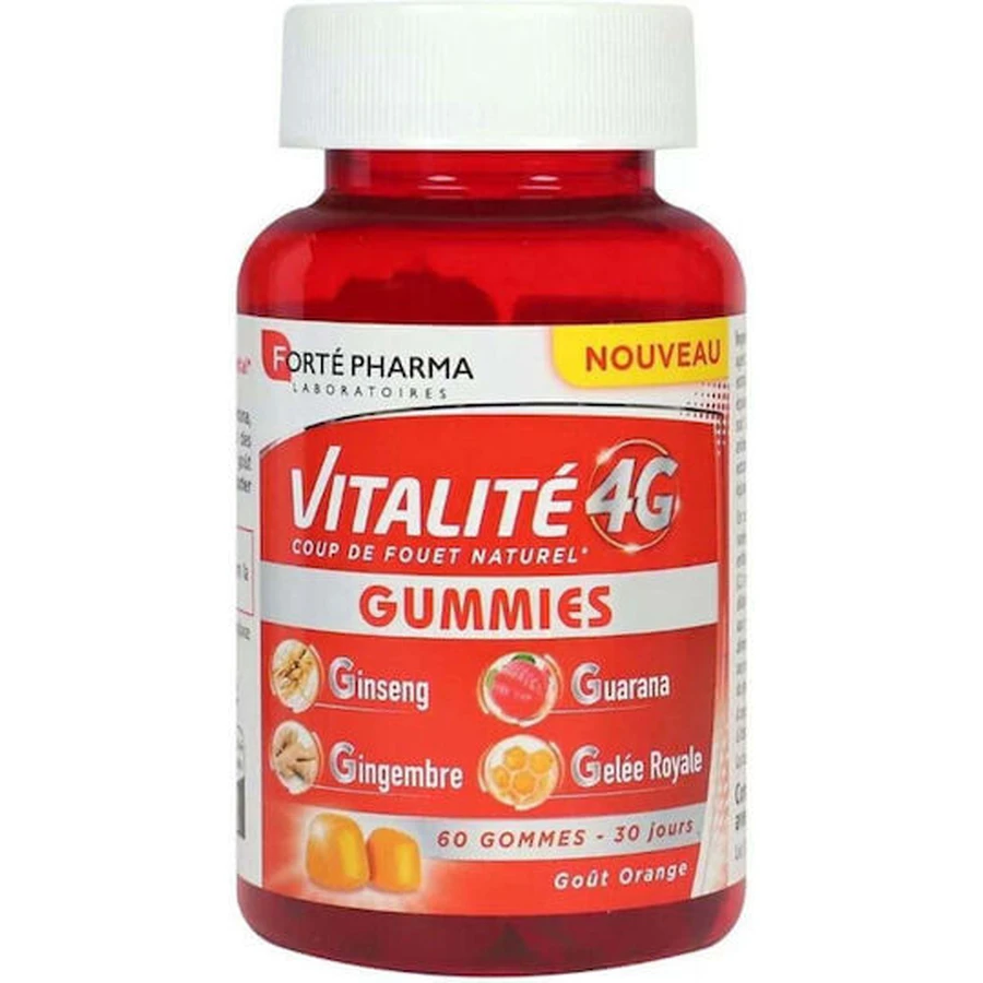 Forte Pharma Vitalite 4g Food Supplement Special 60 jelly candies Orange