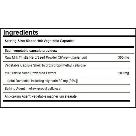 Solgar Cardo Mariano 50 cápsulas vegetales
