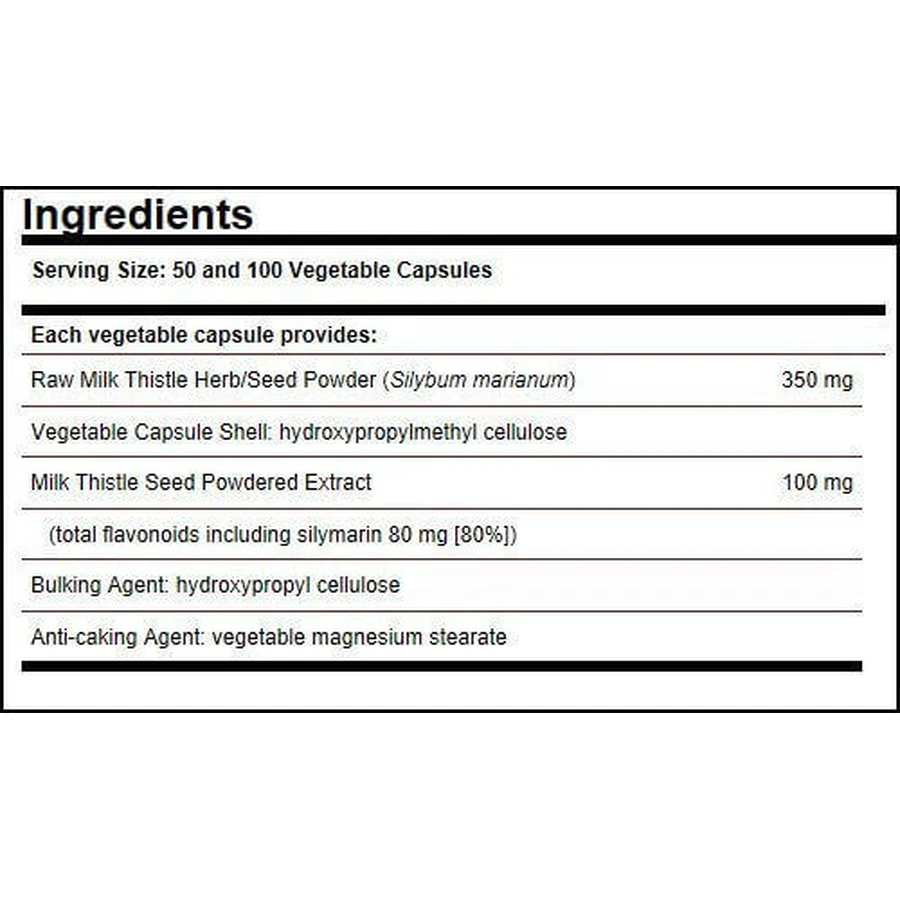 Solgar Cardo Mariano 50 cápsulas vegetales