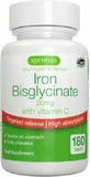 iGennus Eisen Bisglycinat mit Vitamin C 20mg 180 Tabletten Energie