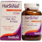 Health Aid Hair, Skin, Nail Formula Supplément alimentaire spécial 30 tabs