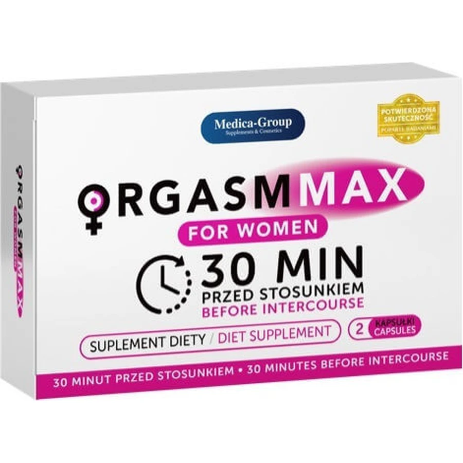 Medica-Group Orgasm Max for Women Suplemento Dietético Especial 2 cáps.