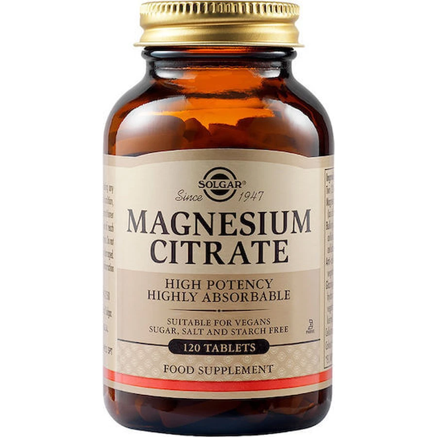 Solgar Magnesium-Zitrat 200mg 120 Tabletten