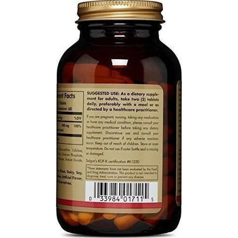 Solgar Magnesium-Zitrat 200mg 120 Tabletten