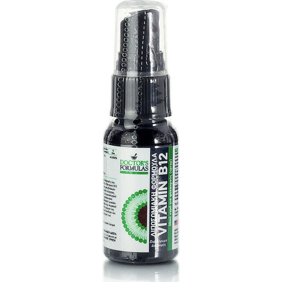 Doctor's Formulas Vitamina B12 Vitamina en Spray para la Salud del Sistema Nervioso 1mg 30ml