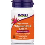 Now Foods Vitamina D-3 Apoyo Inmunológico y Salud del Huevo 2000iu 30 cápsulas blandas