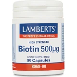 Lamberts Biotin Vitamin for Hair, Skin & Nails 500mcg 90 caps