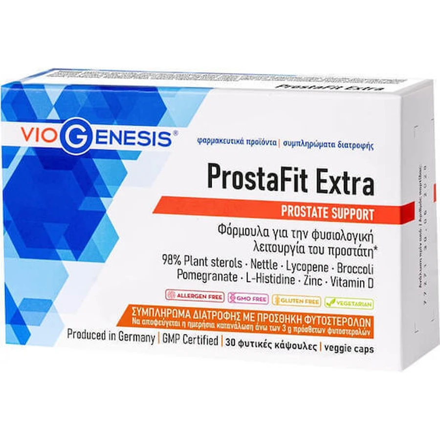 Viogenesis ProstaFit Extra Special Nahrungsergänzungsmittel 30 pflanzliche Kapseln