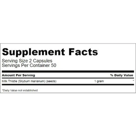 Swanson Mariadistel 500mg 100 caps
