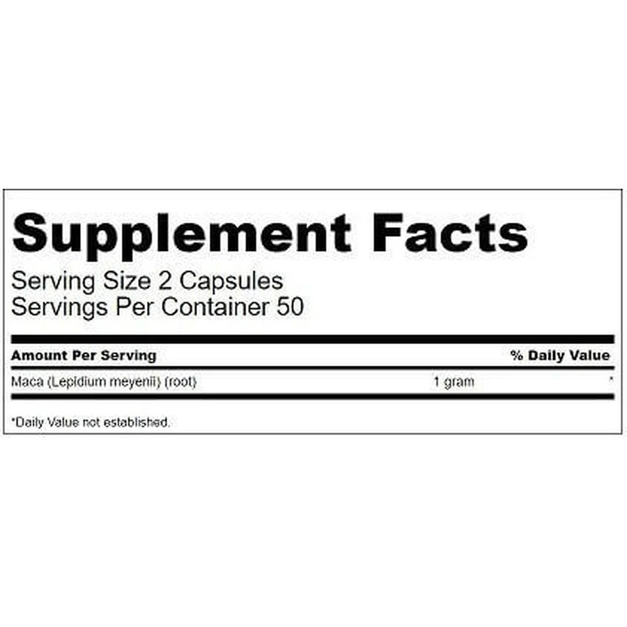 Swanson Maca 500mg 100 caps