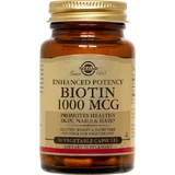 Solgar Enchanced Potency Biotine Vitamine voor Haar, Huid & Nagels 1000mcg 50 plantaardige capsules