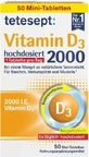 Tetesept Vitamin D3 2000 Vitamin for Immune Support &amp; Egg Health 50 Tablets