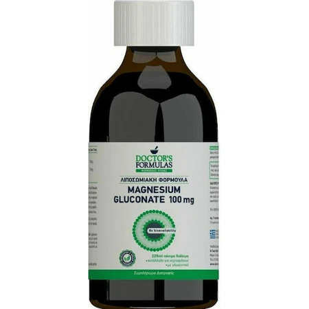 Doctor's Formulas Formule Liposomale Gluconate de Magnésium 100mg 225ml