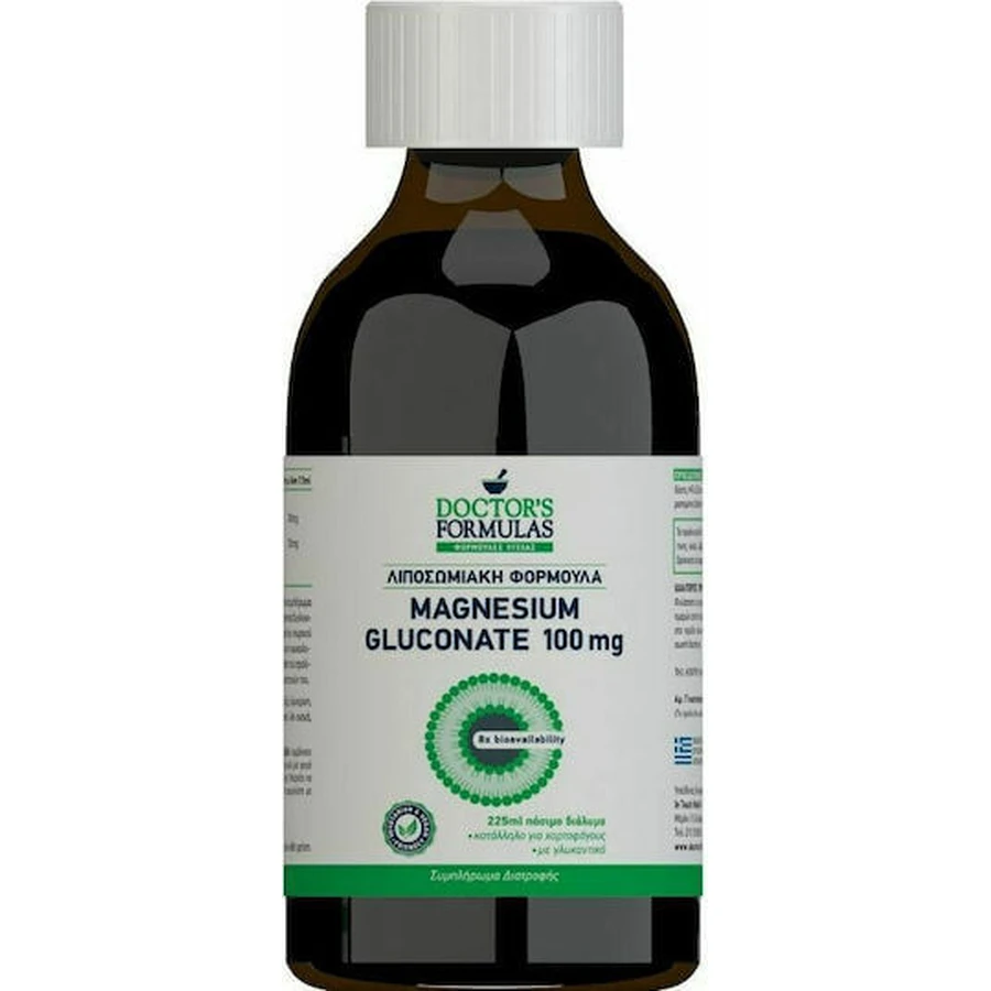 Doctor's Formulas Formule Liposomale Gluconate de Magnésium 100mg 225ml