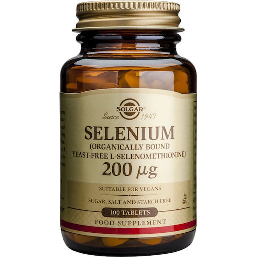 Solgar Selen 200mg 100 Tabletten