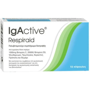 IgActive Respiraid Immune Boosting Supplement 10 caps