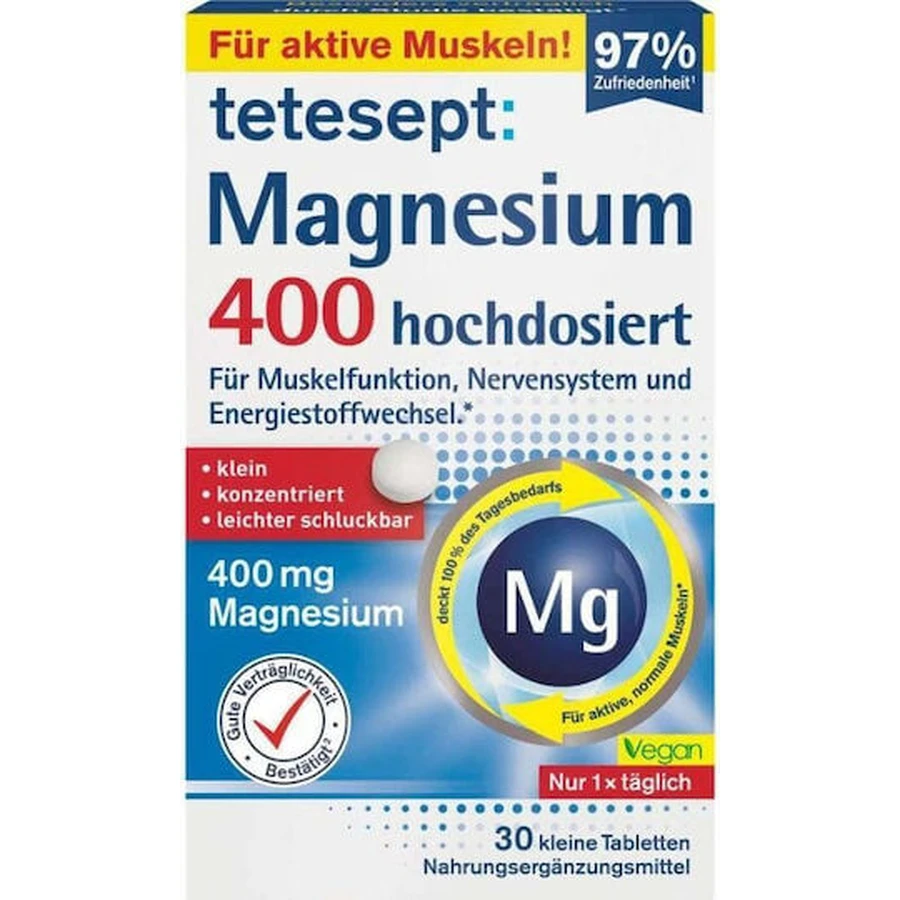 Tetesept Magnesium 400mg 30 tablets