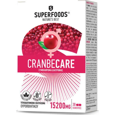 Superfoods CranbeCare 30 caps