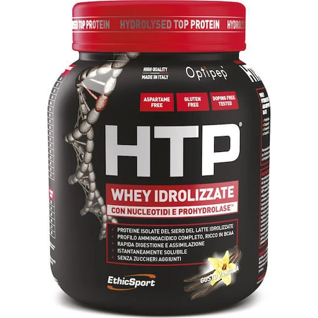 EthicSport HTP Whey Protéine de lactosérum hydrolysée avec arôme de vanille 750gr
