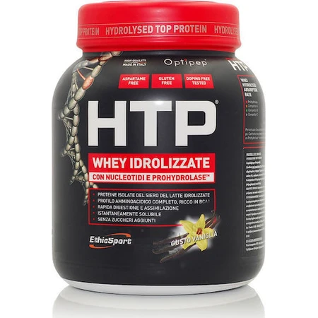 EthicSport HTP Whey Protéine de lactosérum hydrolysée avec arôme de vanille 750gr
